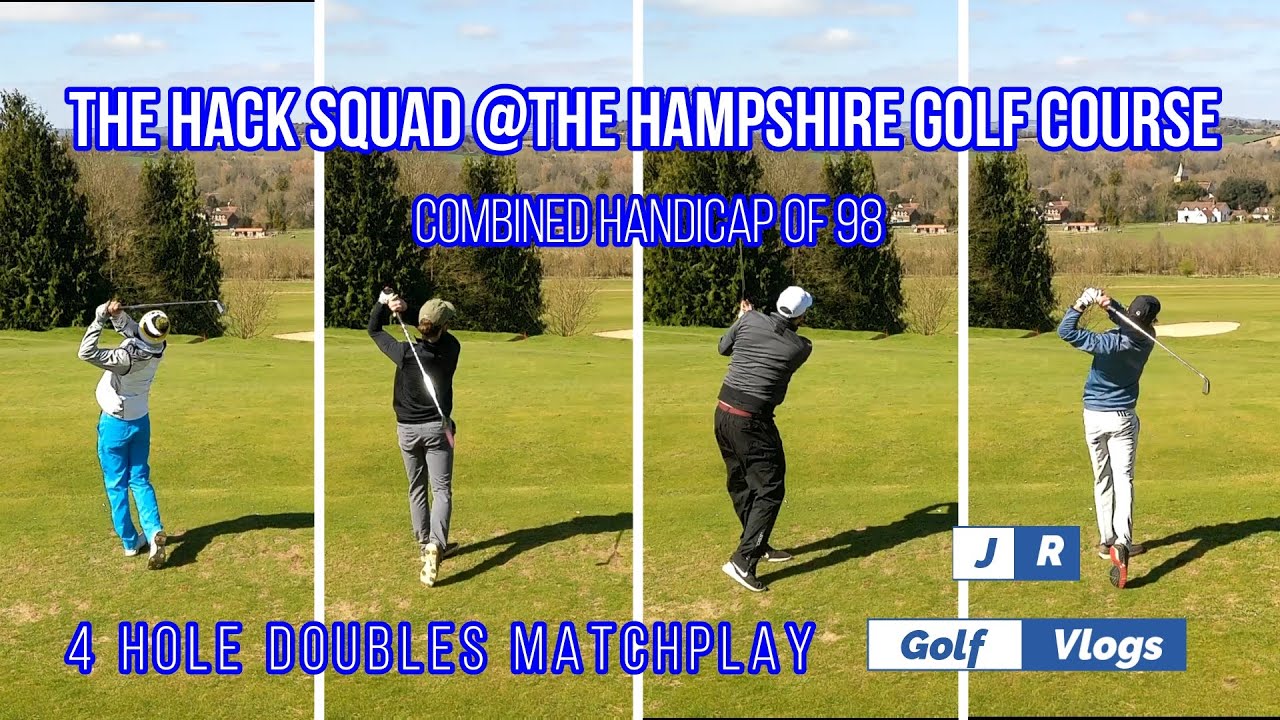 The Hampshire Golf Club Doubes Match play Me and Lewis vs Kev Liam
