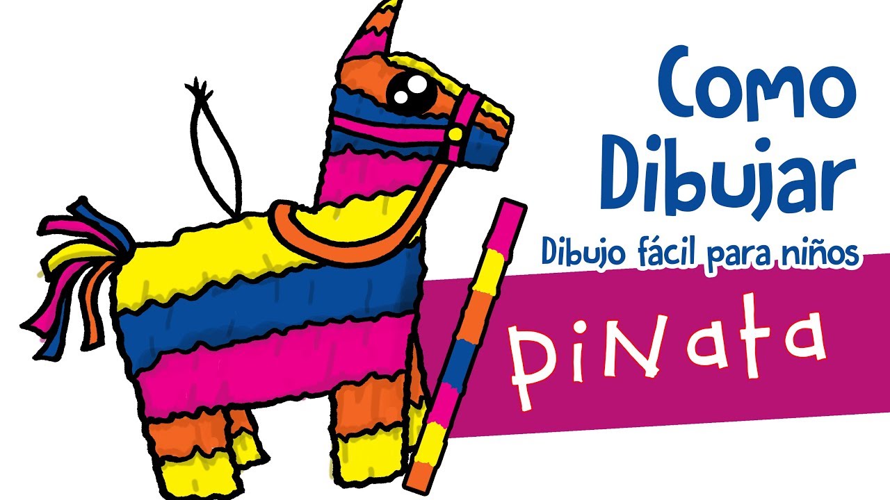 Como dibujar una piñata / How to draw a pinata - thptnganamst.edu.vn