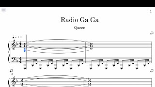 Queen - Radio Ga Ga Sheet Music