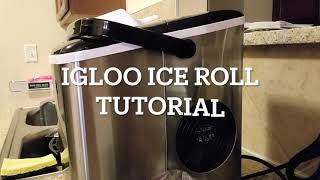 Famous IGLOO ICE ROLL TUTORIAL | #iceeating #asmr #asmrice Wealth