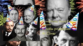 Адольф Гитлер, Иосиф Сталин и другие – С днём рождения! [AI Cover]