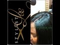 L.A Hairstylist  w/ Realistic lace closure sew in using Inhairco ! Fabulous !