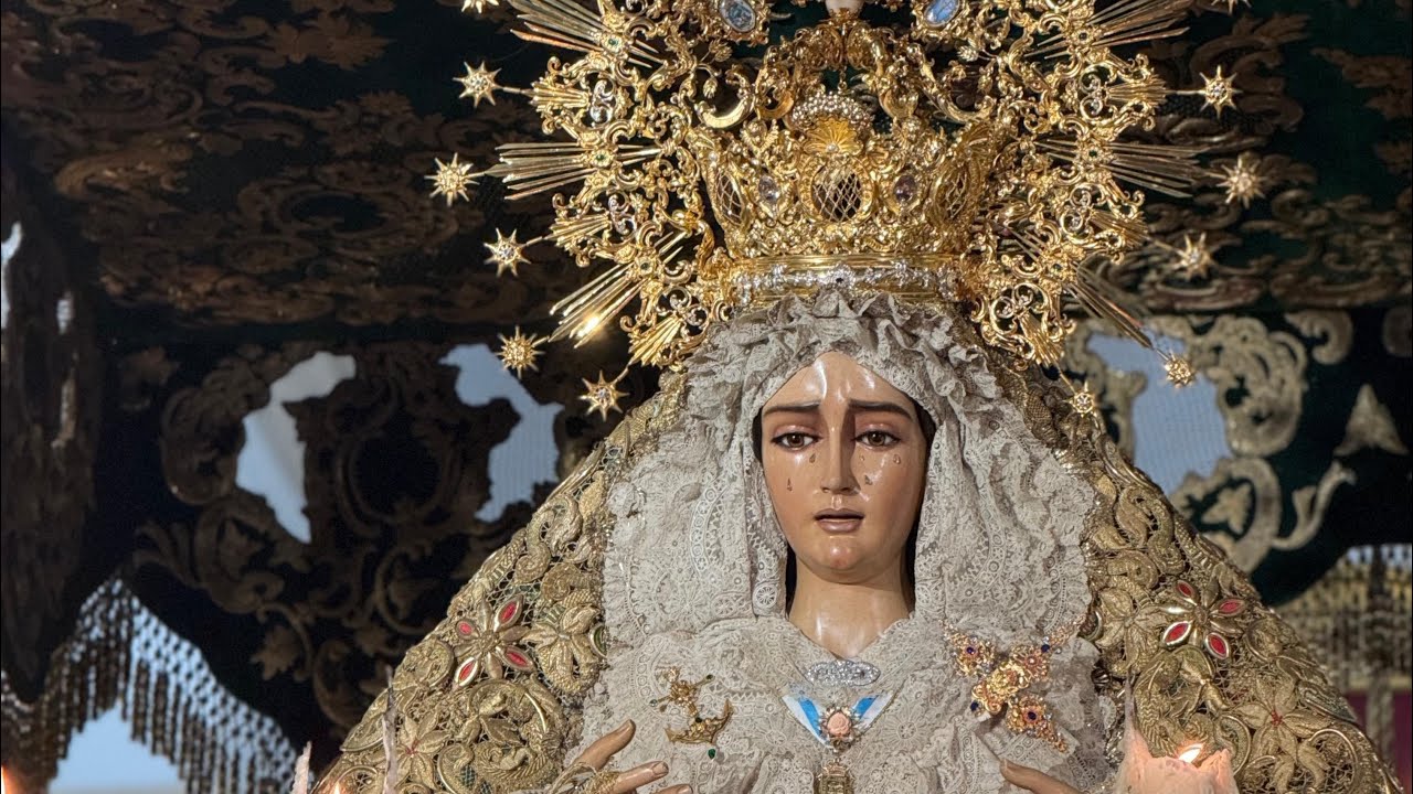 [4K] Entrada de la Virgen de la Esperanza en la Magna Mariana de Huelva 2025