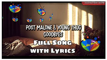 Goodbyes (Lyrics) feat. Young Thug | Post Malone | NuMa Music