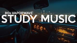 Retro Vaporwave 80s Study Session | Long Focus &amp; Chill | Lamborghini Neon Lights