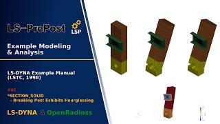 Information LS-DYNA EXAMPLES MANUAL(Breaking Post Exhibits Hourglassing) Update