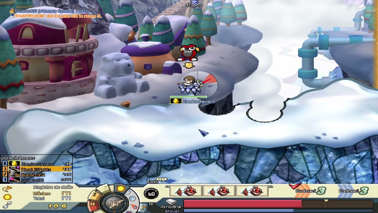 Gunbound GGH | Adk 2 vs 2 | WebCam 2.0 |  Map Miramo Town | 194 GOLD 12 GP | Score 3 - 1