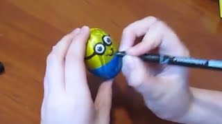 Киндер сюрприз миньоны яйца пасхальные поделки с детьми подарки своими руками ♥DIY♥Идеи рукоделия! Киндер сюрприз миньоны яйца пасхальные поделки с детьми подарки своими руками ♥DIY♥Идеи рукоделия!