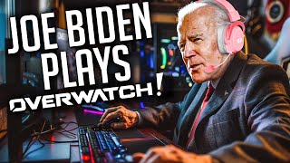 JOE BIDEN Plays OVERWATCH! Soundboard Pranks with the President