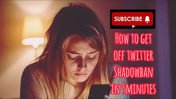 HOW to fix Twitter shadowban in 5minutes 
