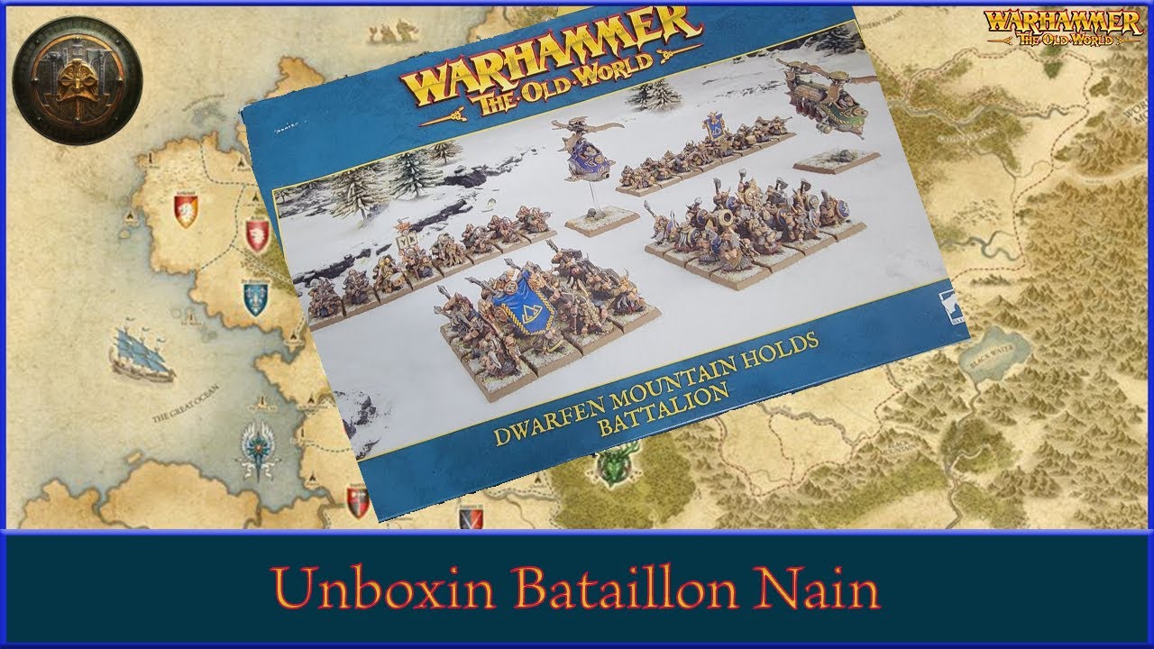 NAIN ARMÉE SET Complet Warhammer Fantasy Nains The Old le Monde Âge De