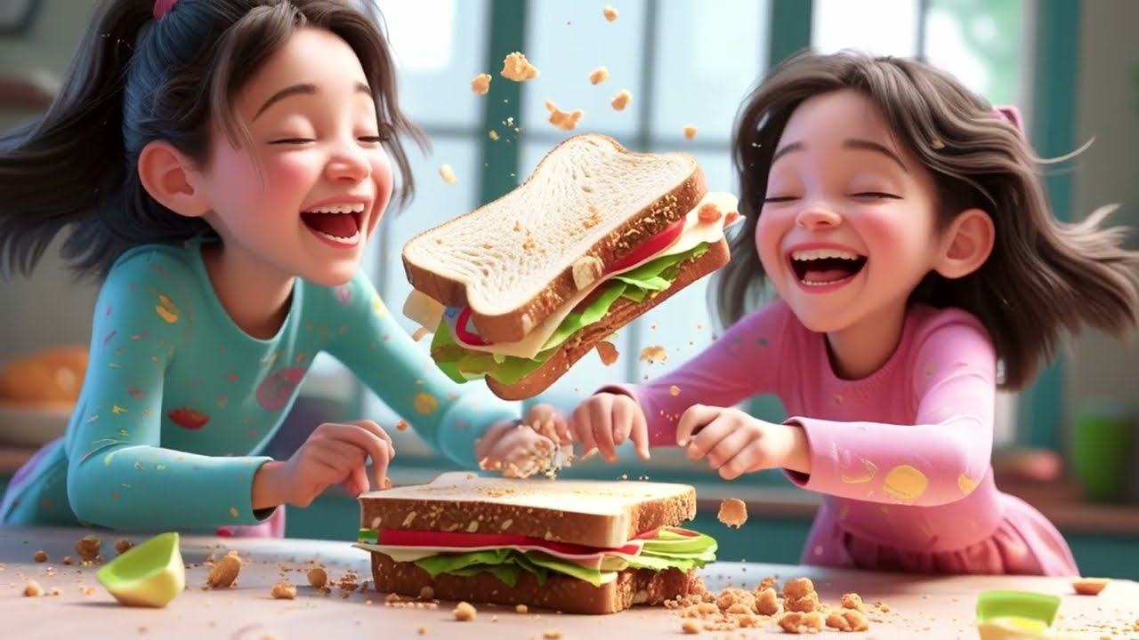 День глупых сэндвичей от Чунни Мунни | Забавная песенка о еде для детей | Детские стишки на англи...