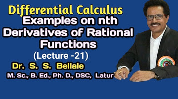 Math | Differential Calculus | Examples nth Derivatives | Lect.-21 | Dr. S.S.Bellale | DSCL