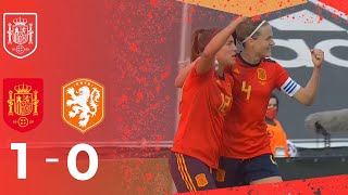 RESUMEN I España vence a la vigente campeona de Europa tras un gol de Patri Guijarro (1-0)