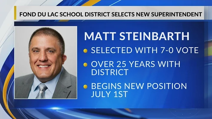 Fond du Lac School District announces next Superintendent of Schools