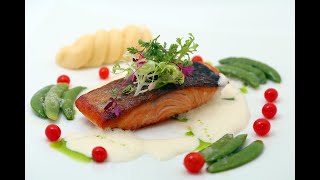 Char-Grilled Salmon by Chef Christian Ham | Centara at Home Recipes