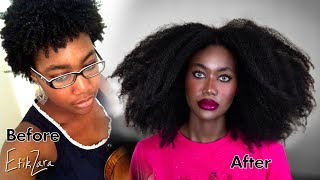 How To ACTUALLY GROW LONG HAIR, SUPER FAST! 1-inch + per MONTH | EfikZara #NaturalHair #4C #PHRNS