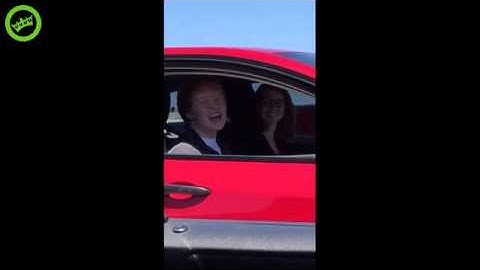 I pulled up to a red light and looked to my left - Unwritten by Natasha Bedingfield