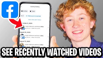 How To See Recently Watched Videos On Facebook - Full Guide
