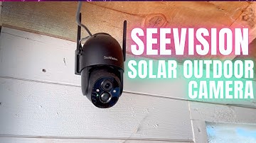 SeeVision Solar Powered Outdoor Security Camera  Review