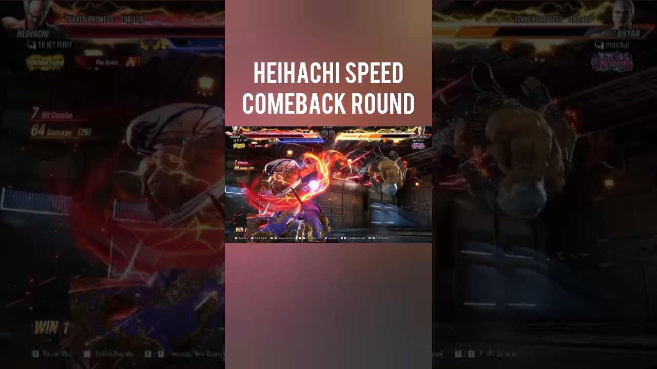 Возвращение Хейхачи в скоростном раунде