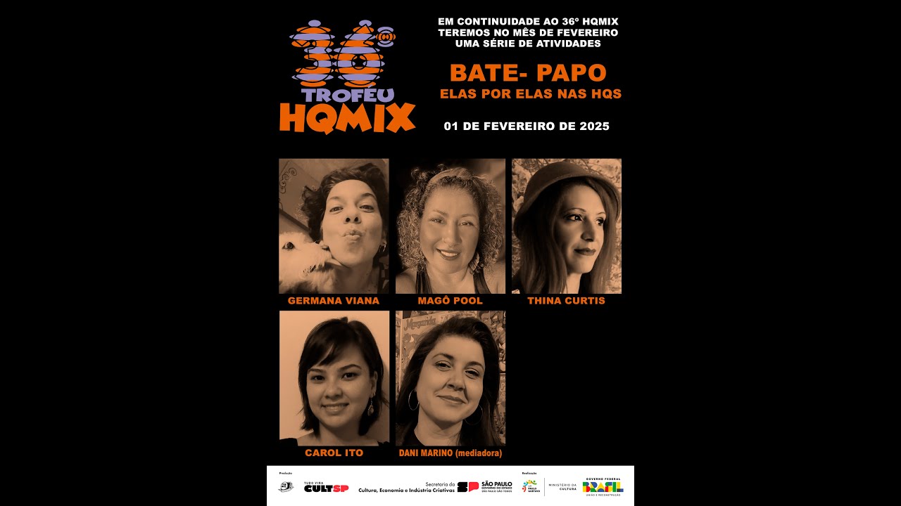 Bate-papo Elas por elas nas HQs