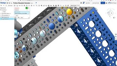 How to assemble parts on Onshape to build a basic FTC robot