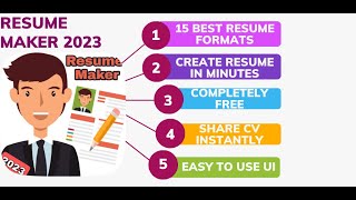 Resume builder app 2023 screenshot 1