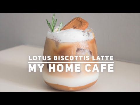 Lotus Biscoff Latte Recipe - My Home Cafe