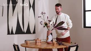 Zo style je je bloomon boeket in een andere vaas | ATELIER X HKliving via fonQ screenshot 2