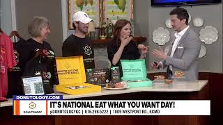 Donutology Kansas City | National Eat What You Want Day on My KC Live