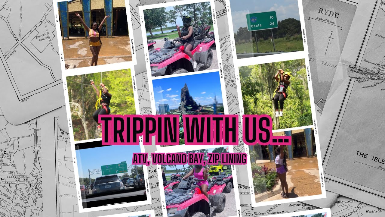 Come trippin with us || ATV, VOLCANO BAY, ZIP LINING🌋🏖️🏎️ 