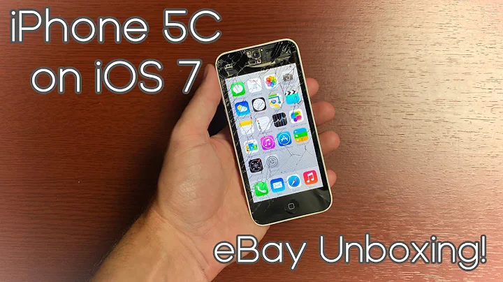 iPhone 5C on iOS 7 from eBay - Unboxing!
