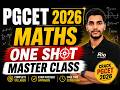🔥 PGCET 2026 MCA MATHS | Complete Syllabus in One Shot | Guaranteed Questions |