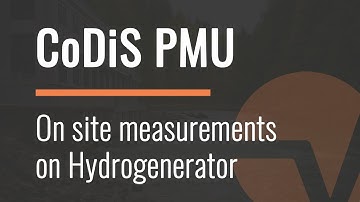 CoDiS PMU monitoring vibrations on generator and turbine bearings (small hydro power plant)