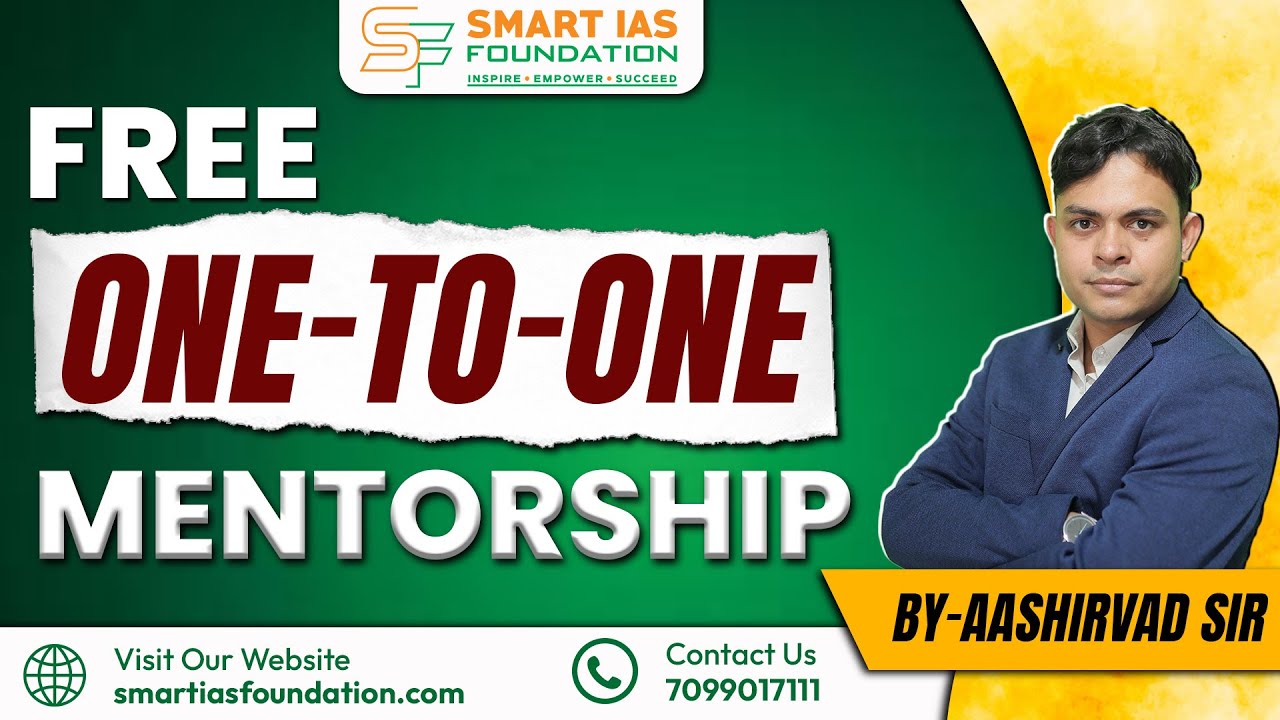 Announcement of FREE ONE TO ONE MENTORSHIP by SMART IAS. - YouTube