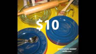 Decorating With Flea Market Finds : Stocking the Kitchen