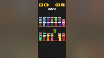 Cup Sort Puzzle Level 721 = Water Sort Puzzle Level 721 = Ball Sort Puzzle Level 721 All the same