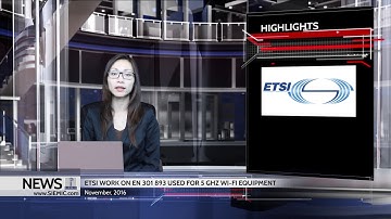 SIEMIC News - ETSI work on EN 301 893 used for 5 GHz Wi-Fi equipment