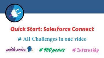Quick Start: Salesforce Connect || All Challenges || Salesforce || Trailhead || Internship || SB VIP