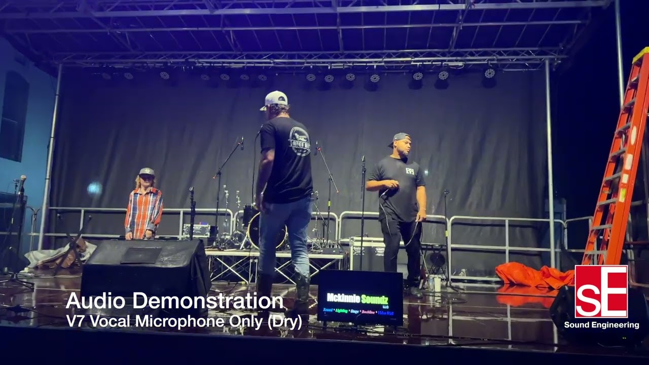 sE Electronics V7 Vocal Microphone Demo | LEEBO