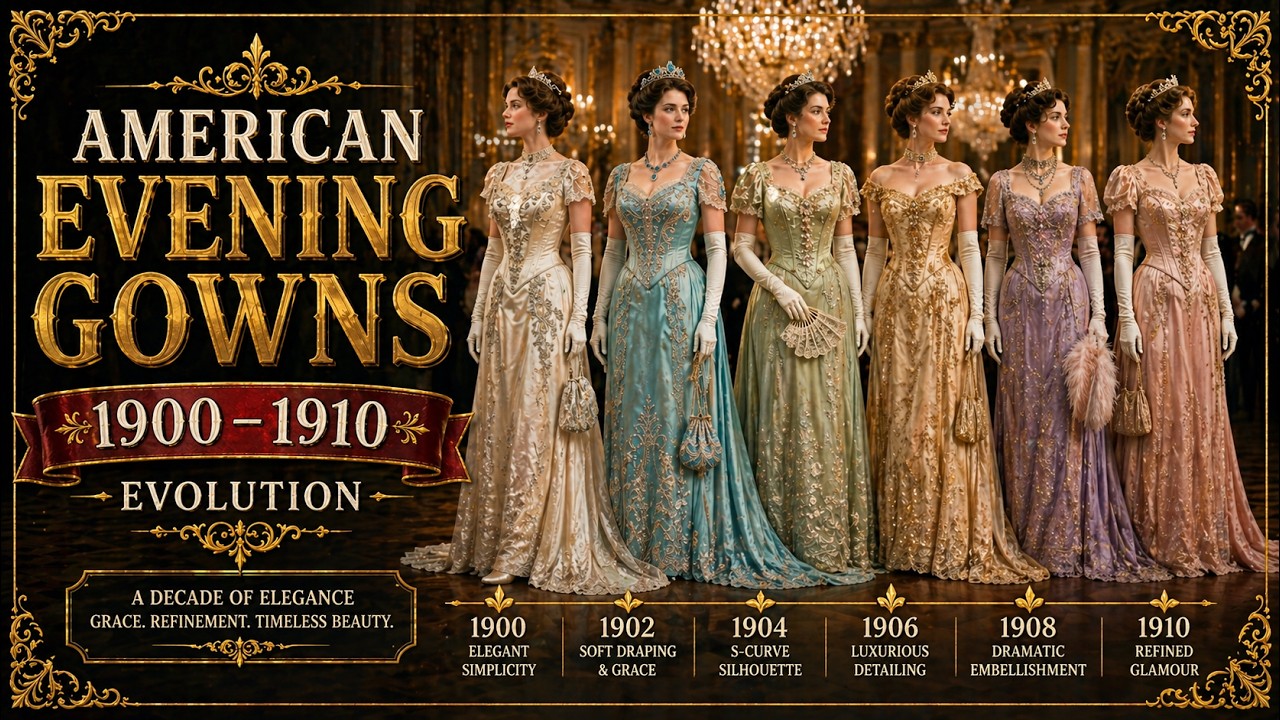 sachin and babi light blue dress A Decade of American Evening Gowns: 1900 – 1910 Evolution
