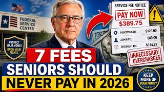 7 Fees Seniors Should Never Pay in 2026 | Stop Wasting Money on These Hidden Charges