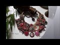 Boho Fiber and textile art jewelry - Accessories Lilit