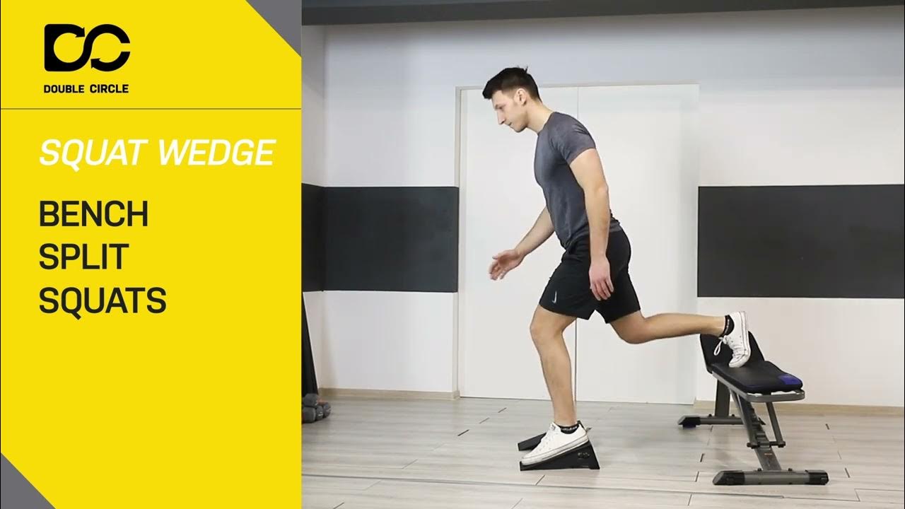 How to Do Bench Split Squats Using Squat Wedges YouTube