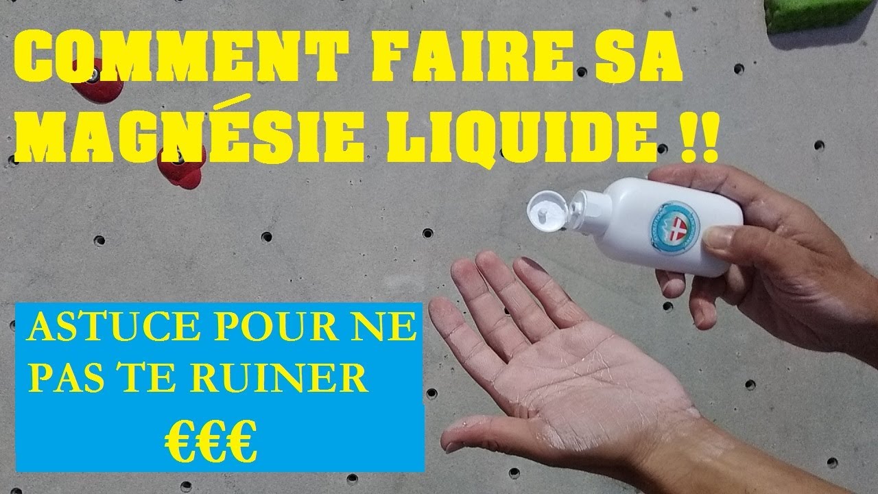 Comment faire sa magnésie liquide. EVOLUTION