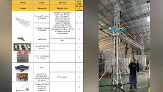 Ground Support Truss System – 9x7m (30ft x 23ft-height)