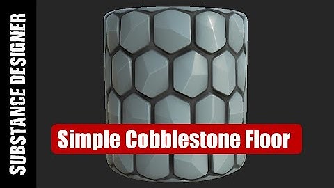 SUBSTANCE DESIGNER: SIMPLE COBBLESTONE FLOOR