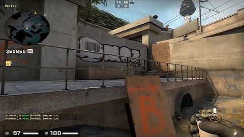 Perfect B execute smokes (Overpass)