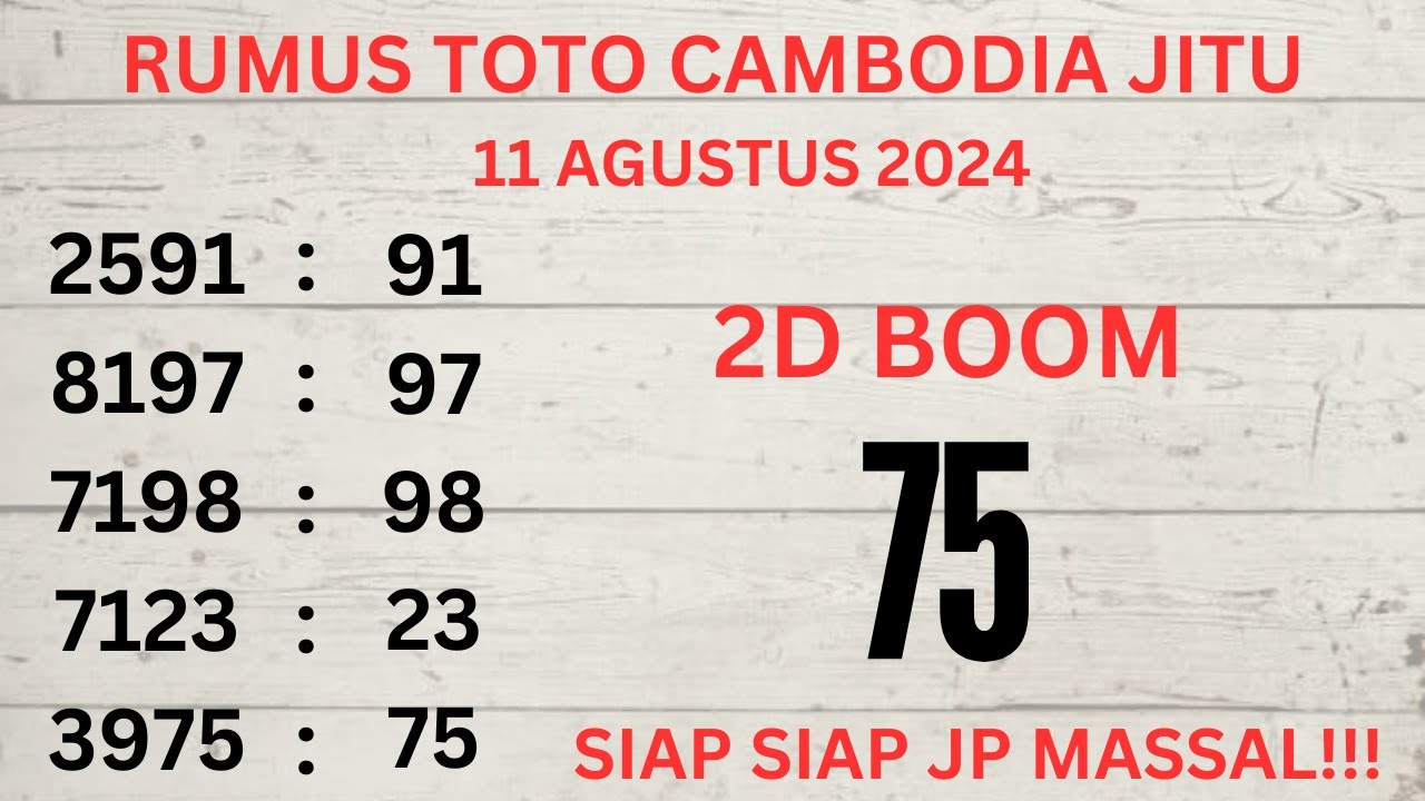 bocoran toto kamboja